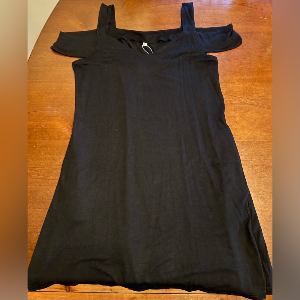 Elegant Black Off-Shoulder Dress